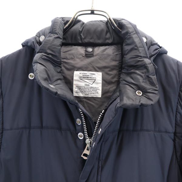 メタファー 2WAY 中綿ジャケット 2 濃紺 METAPHORE ベスト フード ナイロン メンズ