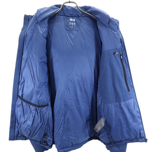 UNIQLO ユニクロ シームレス ダウンジャケット M ネイビー系 メンズ