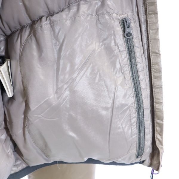 ミレー ロゴ ダウンジャケット S グレー系 MILLET レディース