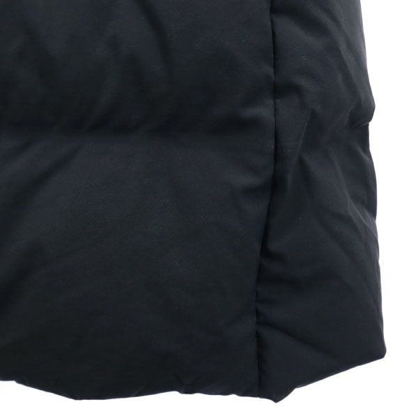 UNIQLO ユニクロ シームレス ダウンコート M ブラック系 フード レディース