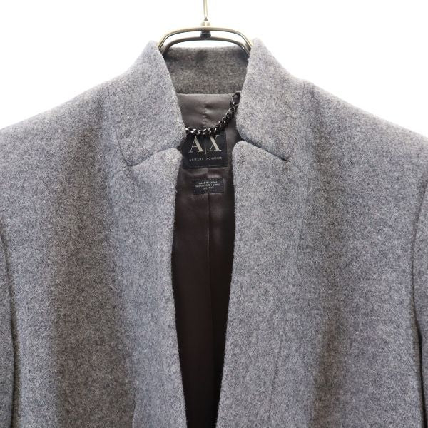 ARMANI EXCHANGE アルマーニエクスチェンジ ウールブレンド コート XS グレー系 レディース