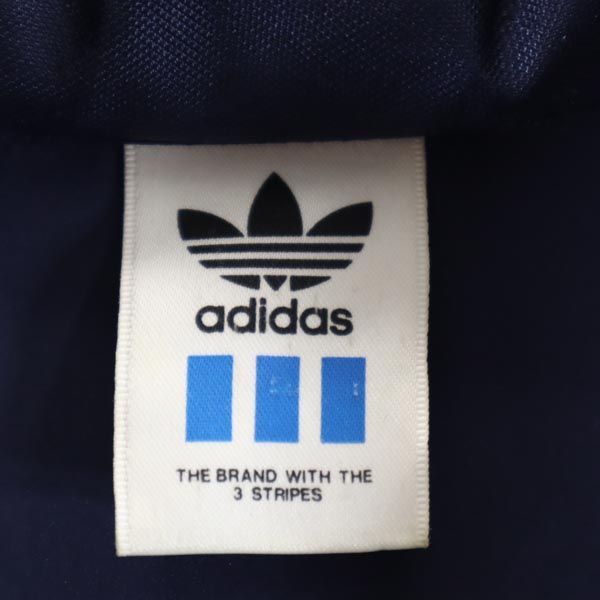 adidas アディダス 80s ADS-8400 デサント製 ヴィンテージ トレフォイルロゴ トレフォイルロゴ ダウンジャケット ネイビー メンズ