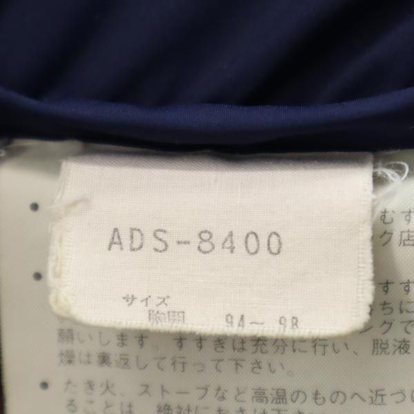 adidas アディダス 80s ADS-8400 デサント製 ヴィンテージ トレフォイルロゴ トレフォイルロゴ ダウンジャケット ネイビー メンズ