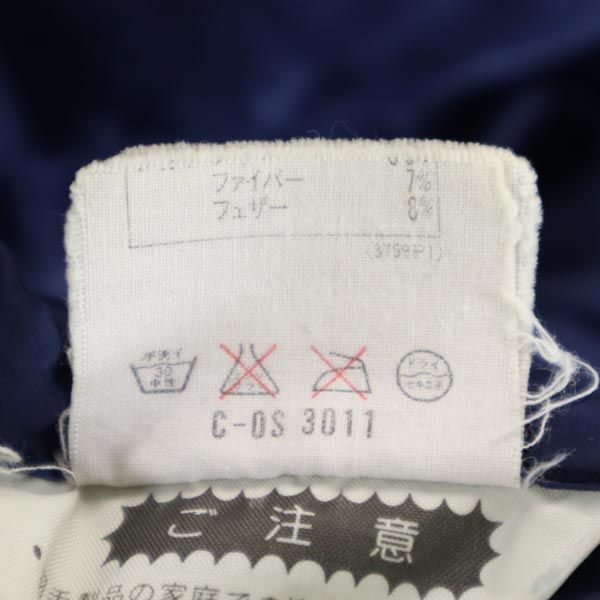 adidas アディダス 80s ADS-8400 デサント製 ヴィンテージ トレフォイルロゴ トレフォイルロゴ ダウンジャケット ネイビー メンズ