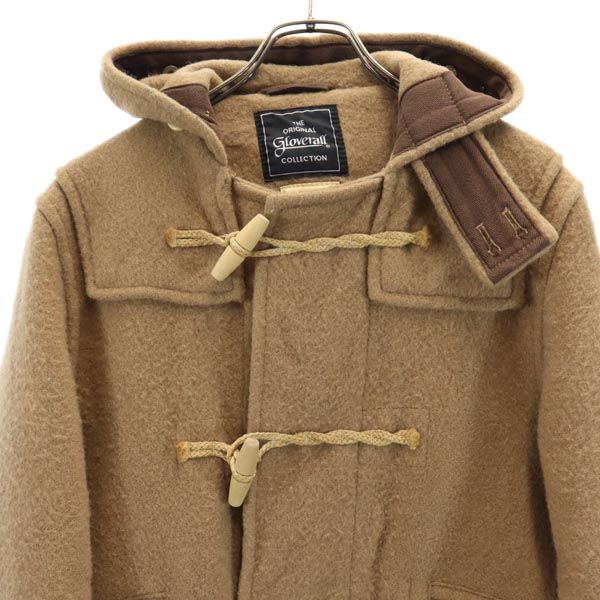 Gloverall グローバーオール 英国製 ウールブレンド ダッフルコート M ベージュ レディース