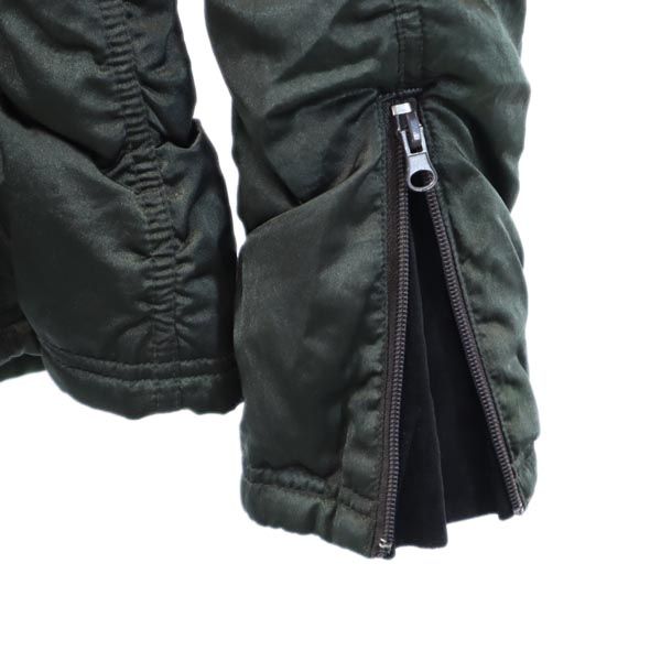 MAX&CO マックスアンドコー リアルファー ダウンジャケット 40 グリーン系 レディース