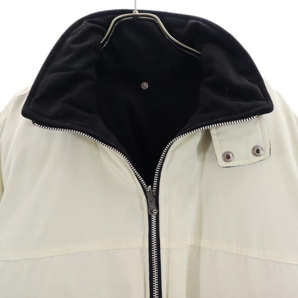 サンタフェ バッグロゴ刺繍 リバーシブル ダウンジャケット 白系 santa fe メンズ