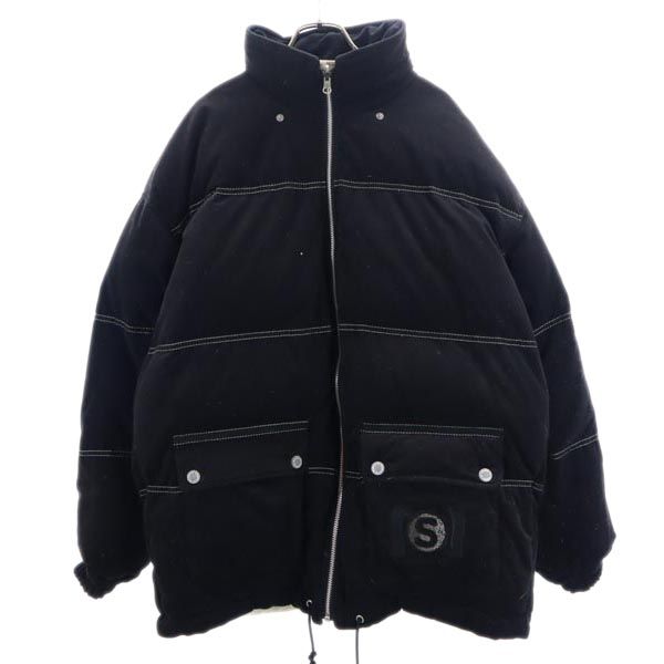 サンタフェ バッグロゴ刺繍 リバーシブル ダウンジャケット 白系 santa fe メンズ