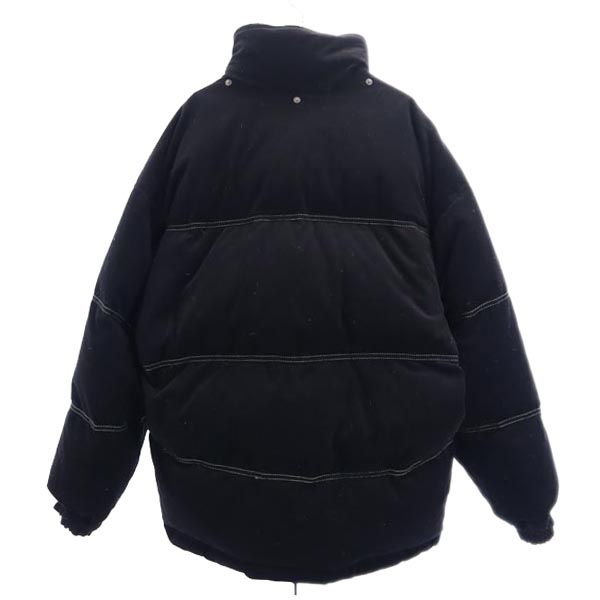 サンタフェ バッグロゴ刺繍 リバーシブル ダウンジャケット 白系 santa fe メンズ