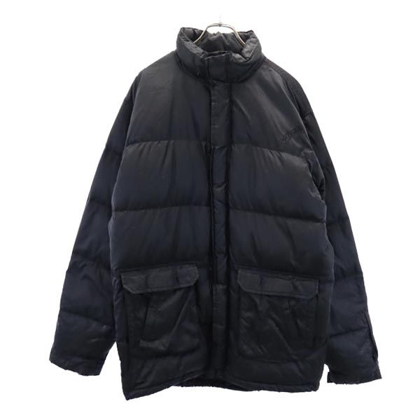 STUSSY ステューシー 紺タグ オールド ダウンジャケット L 黒 メンズ