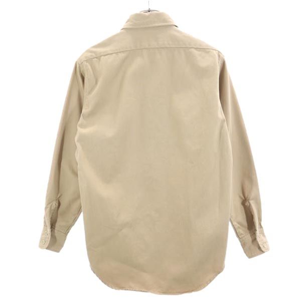 リーバイス 70s 日本製 長袖 ワークシャツ M ベージュ Levi's メンズ
