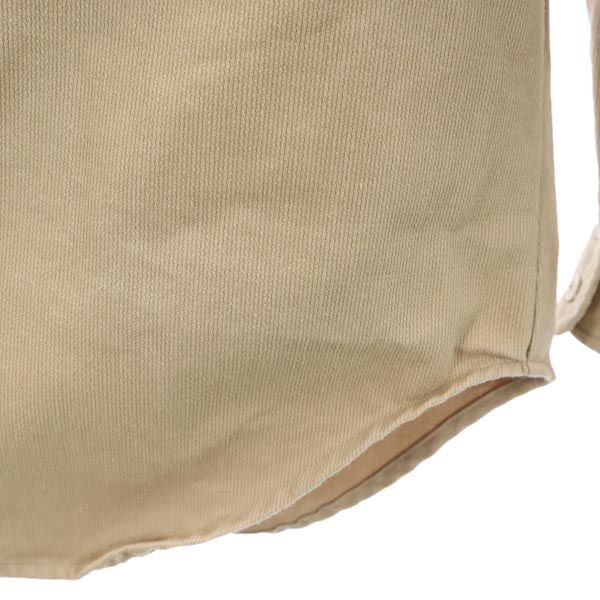 リーバイス 70s 日本製 長袖 ワークシャツ M ベージュ Levi's メンズ