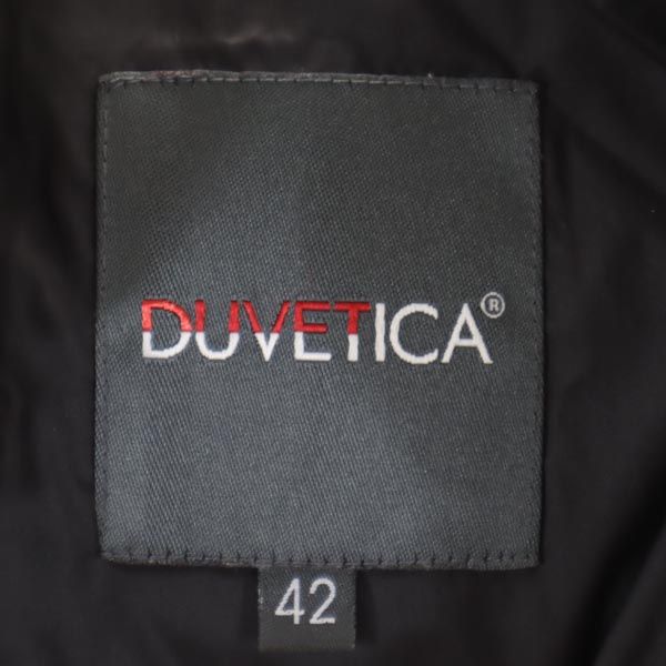 DUVETICA デュベティカ ダウンジャケット 42 カーキ系 フリースフード レディース