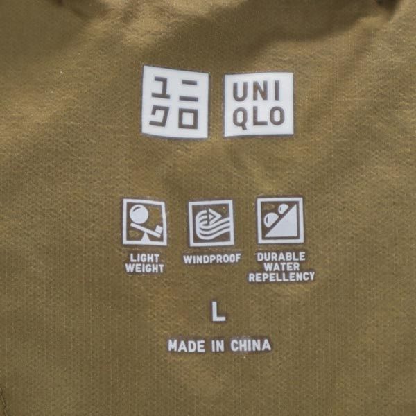 ユニクロ シームレス ダウンパーカー L オリーブ UNIQLO ジャケット メンズ