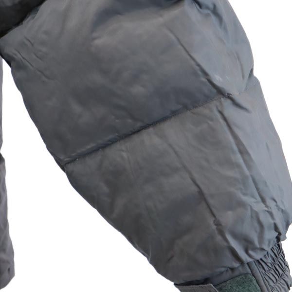 Bear USA ベアーユーエスエー ロゴ刺繍 リバーシブル ダウンジャケット L 黒 メンズ