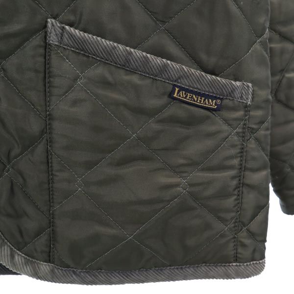 LAVENHAM ラベンハム キルティングジャケット 36 グレー系 レディース