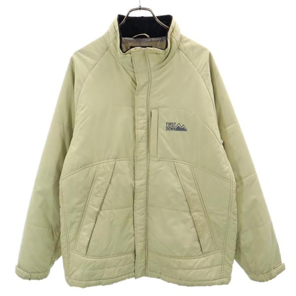 FIRSTDOWN ファーストダウン 90s 中綿ジャケット L ベージュ系 メンズ