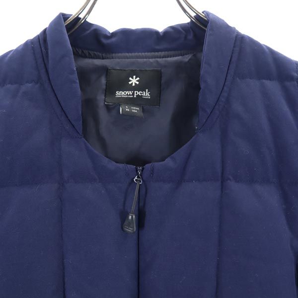 snowpeak スノーピーク ダウンジャケット S 紺 レディース