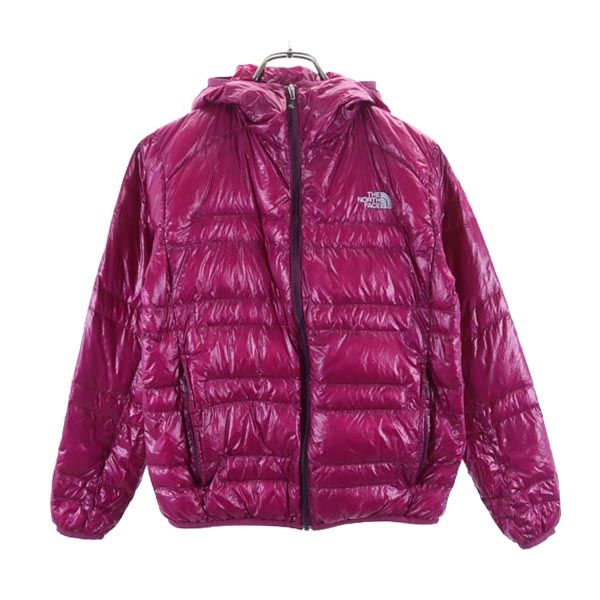 THE NORTH FACE ノースフェイス NDW18171 ダウンジャケット M パープル系 アウトドア 収納ポーチ付 レディース