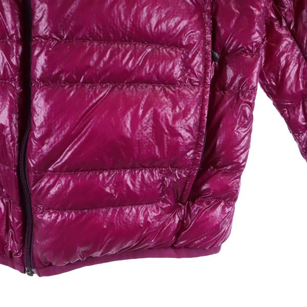 THE NORTH FACE ノースフェイス NDW18171 ダウンジャケット M パープル系 アウトドア 収納ポーチ付 レディース