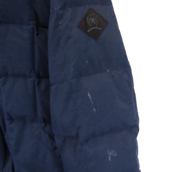 TOMMY HILFIGER トミーヒルフィガー ダウンジャケット M 紺 フード メンズ