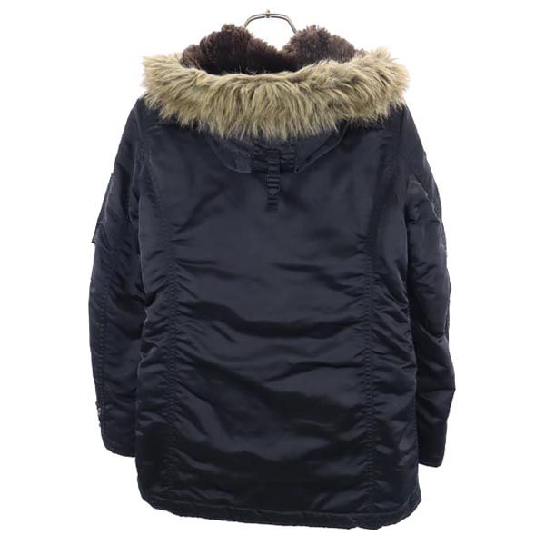 HYSTERIC GLAMOUR ヒステリックグラマー ミリタリーコート FREE 黒 中綿入 レディース