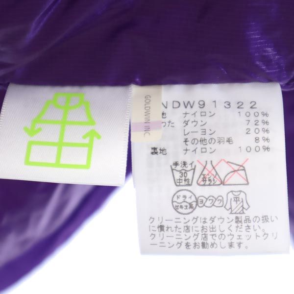 THE NORTH FACE ノースフェイス NDW91322 ダウンジャケット M パープル系 アウトドア レディース