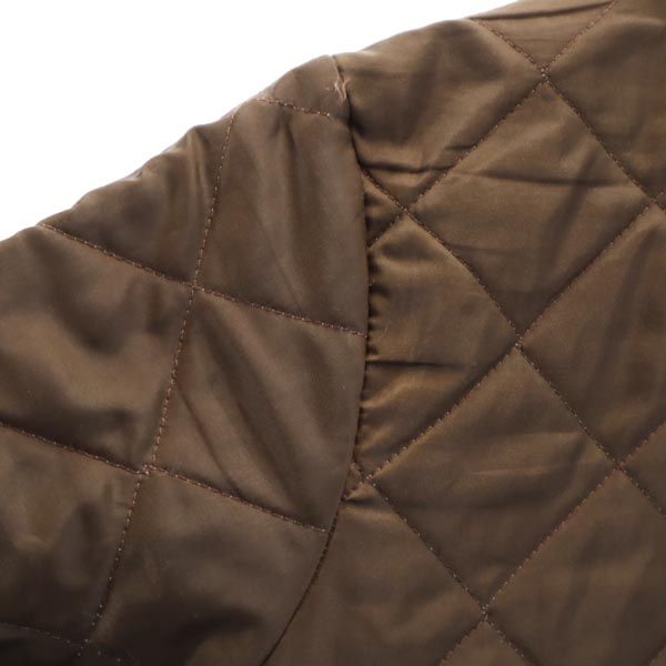 LAVENHAM ラベンハム キルティングジャケット 36 ブラウン 中綿 メンズ
