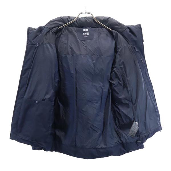 UNIQLO ユニクロ シームレス ダウンジャケット S ネイビー メンズ