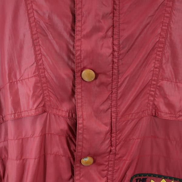 Castelbajac sport カステルバジャックスポーツ ナイロンジャケット 2 赤系 フード バック刺繍 メンズ