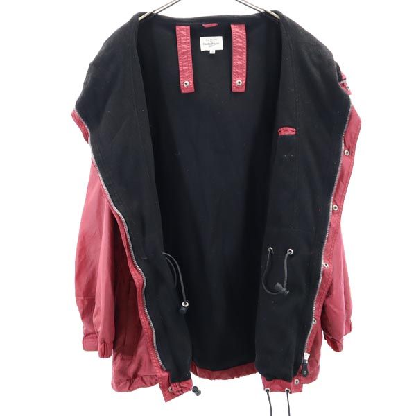 Castelbajac sport カステルバジャックスポーツ ナイロンジャケット 2 赤系 フード バック刺繍 メンズ