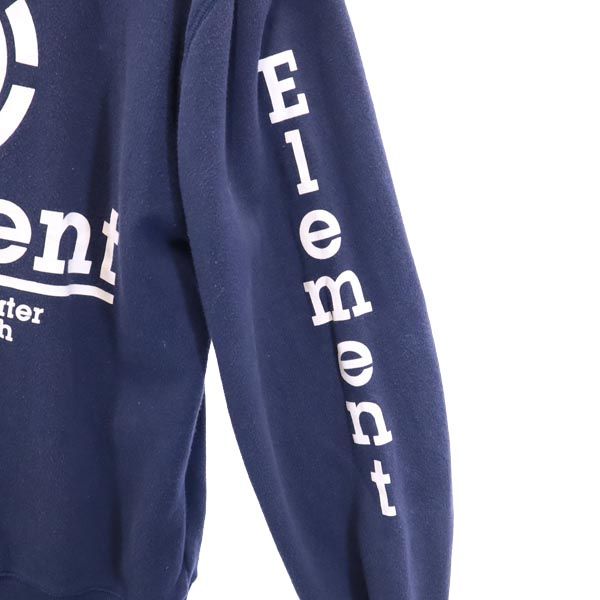 エレメント ロゴ 長袖 スウェット トレーナー M ネイビー系 ELEMENT メンズ