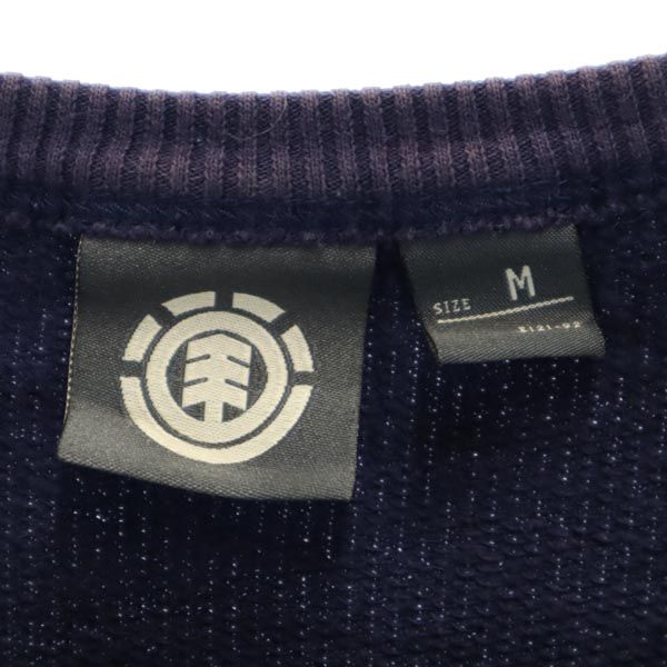 エレメント ロゴ 長袖 スウェット トレーナー M ネイビー系 ELEMENT メンズ