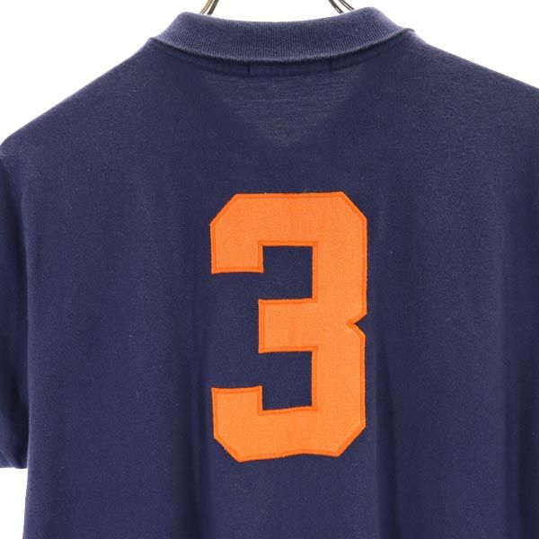 ラルフローレン ビックポニー 半袖 ポロシャツ 7f ネイビー RALPH LAUREN 鹿の子 レディース