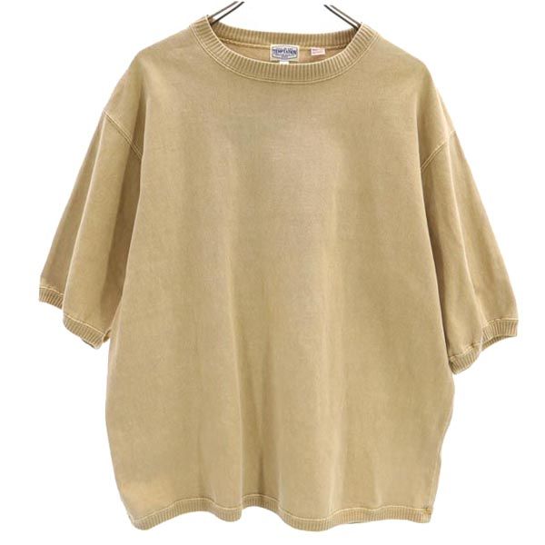 テンプテーション 半袖 Tシャツ L ブラウン系 TEMPTATION メンズ