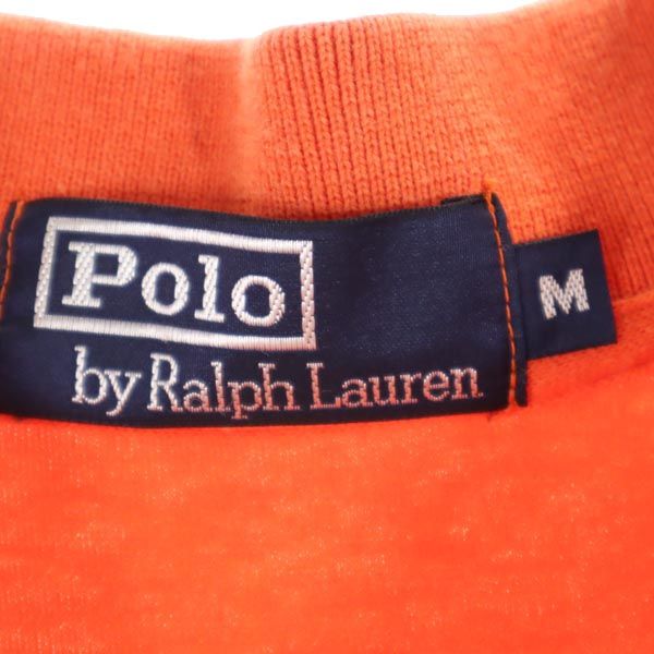 ポロバイラルフローレン 半袖 ポロシャツ M オレンジ系 Polo by Ralph Lauren ポロベアー メンズ