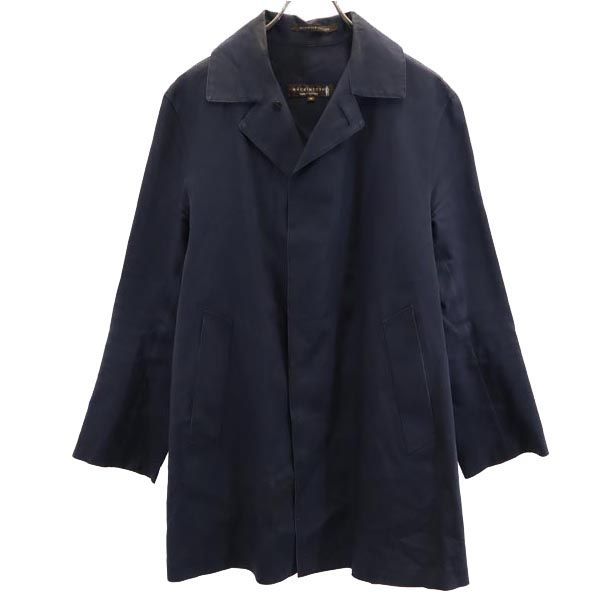 Mackintosh マッキントッシュ 英国製 ゴム引き コート 36 ネイビー系 メンズ