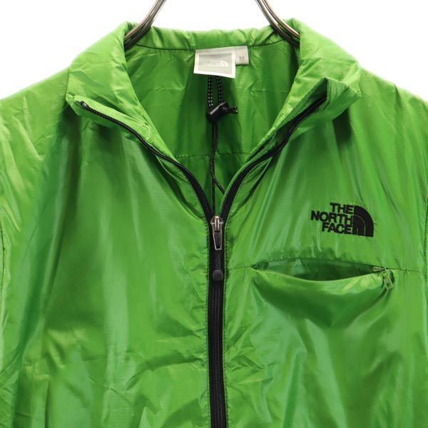 THE NORTH FACE ザノースフェイス NYW17903 アウトドア 中綿ジャケット M グリーン 収納ポーチ付き レディース