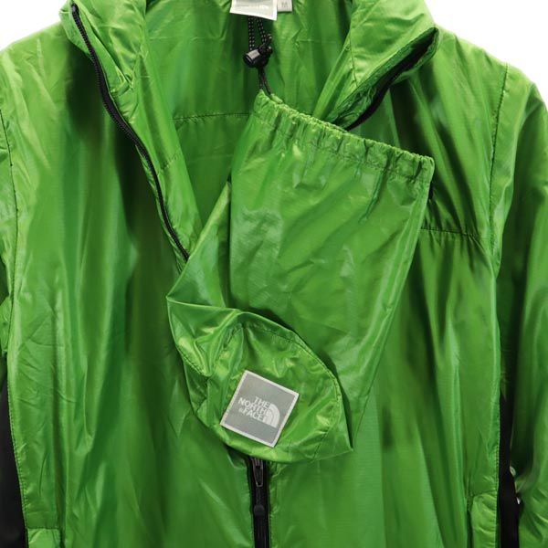 THE NORTH FACE ザノースフェイス NYW17903 アウトドア 中綿ジャケット M グリーン 収納ポーチ付き レディース
