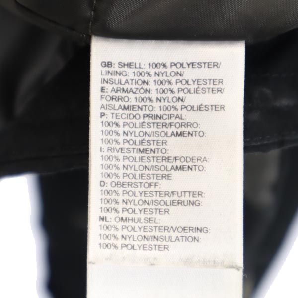 THE NORTH FACE ザノースフェイス アウトドア 中綿ジャケット S ブラック フード ベンチレーション メンズ