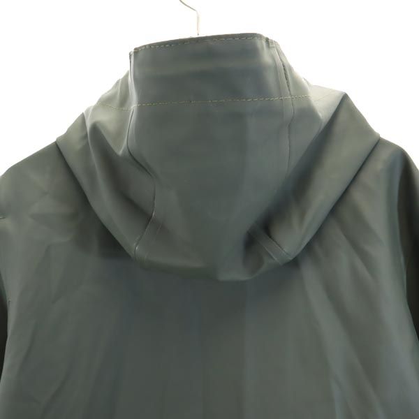 STUTTERHEIM ストゥッテルハイム 撥水加工 レインコート グリーン フード メンズ