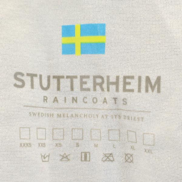 STUTTERHEIM ストゥッテルハイム 撥水加工 レインコート グリーン フード メンズ