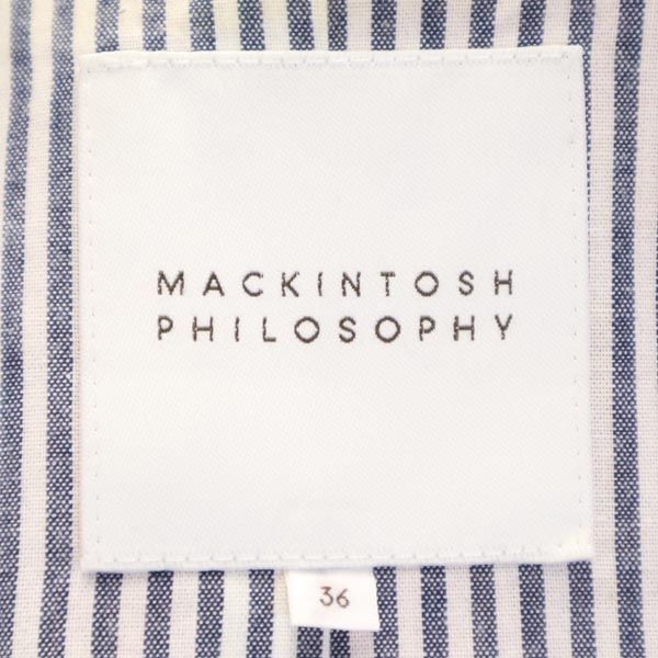 MACKINTOSH PHILOSOPHY マッキントッシュフィロソフィー ピーコート 36 ネイビー レディース