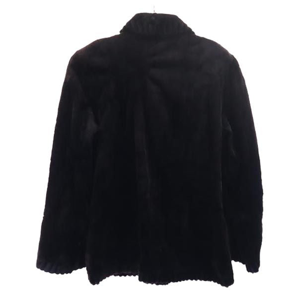 SAGA MINK サガミンク リアルファー 毛皮コート F ブラウン系 ハーフコート ジャケット レディース