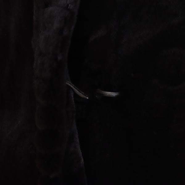 SAGA MINK サガミンク リアルファー 毛皮コート F ブラウン系 ハーフコート ジャケット レディース