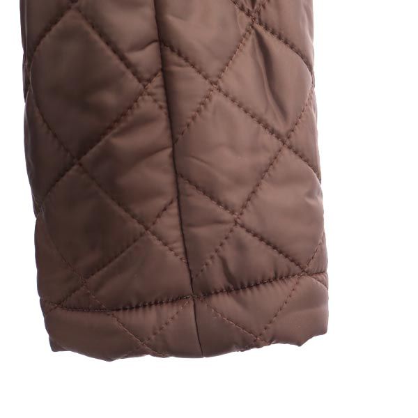 Mackintosh マッキントッシュ 三陽商会 キルティングコート 36 ブラウン レディース