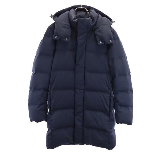 UNIQLO ユニクロ シームレス ダウンコート S ネイビー レディース
