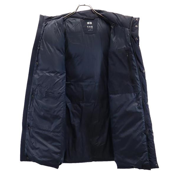UNIQLO ユニクロ シームレス ダウンコート S ネイビー レディース