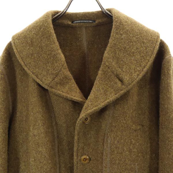 Yohji Yamamoto ヨウジヤマモト 日本製 ウールコート 2 カーキ メンズ