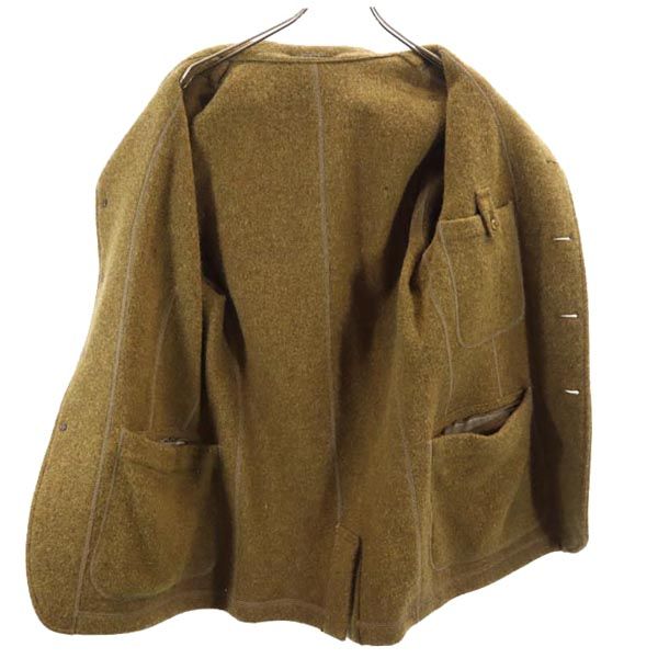 Yohji Yamamoto ヨウジヤマモト 日本製 ウールコート 2 カーキ メンズ